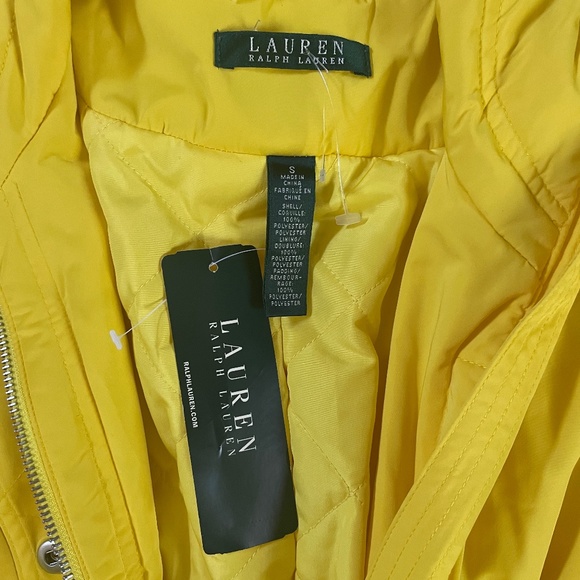 Ralph Lauren Maritime raincoat, size small (generous fit) warm canary yellow - Picture 2 of 15